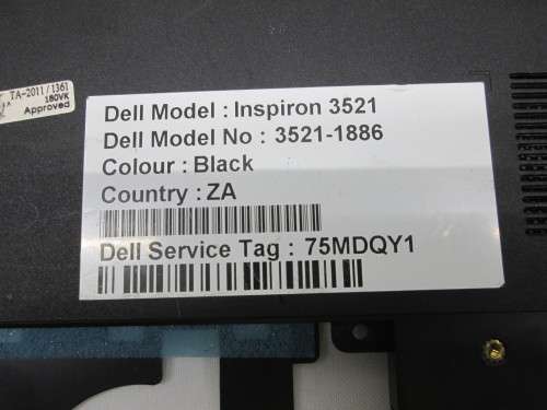Dell Inspiron 3521 Bottom Cover AP0ZG000210
